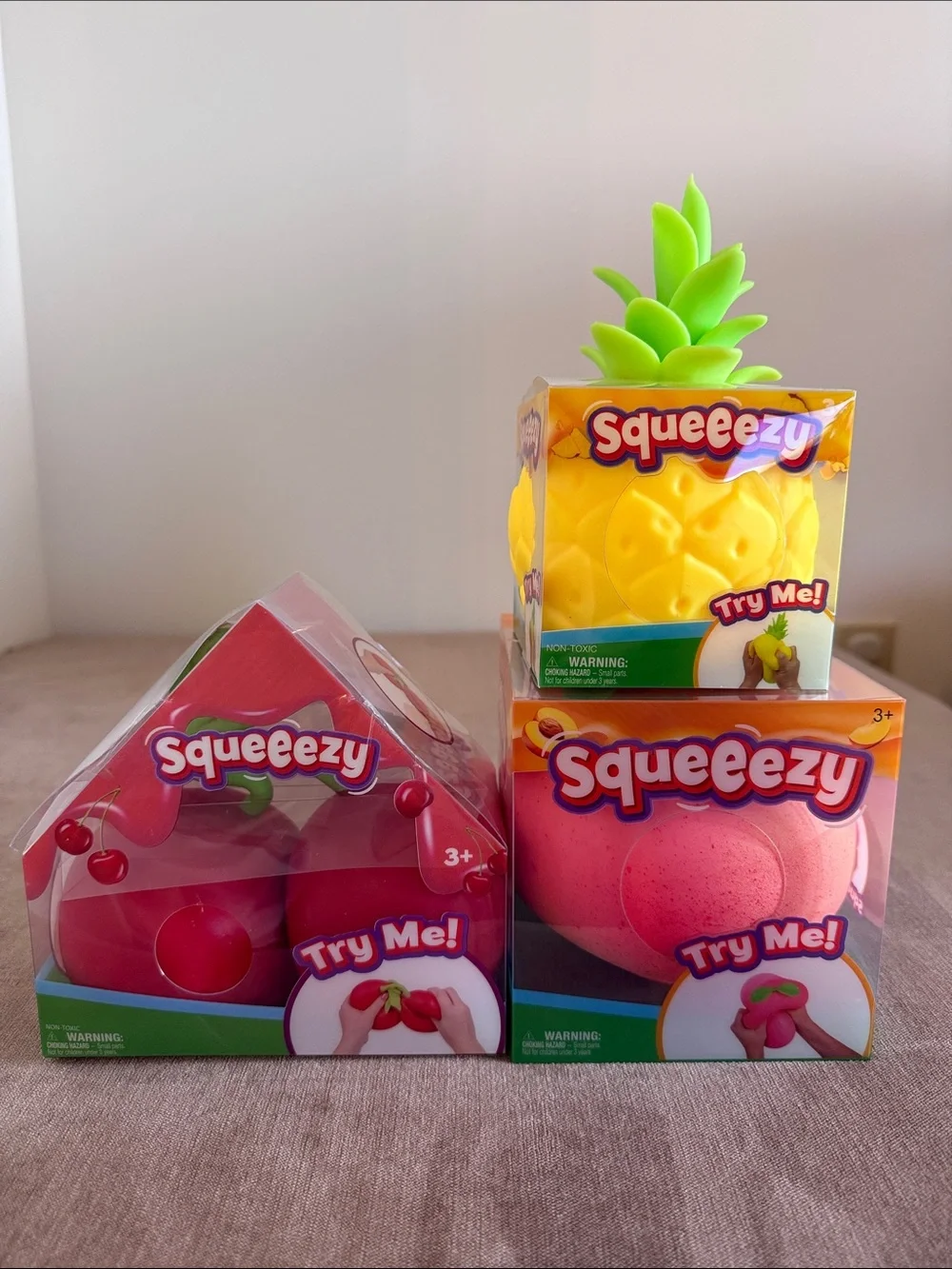 Sunny Days Squeezy Pineapple, Peach & Cherries | New